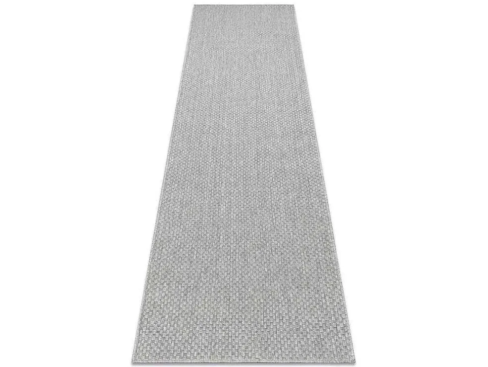Sisal Tapijt, Loper Timo 6272 Buitenshuis Grijskleuring 60X300 Cm
