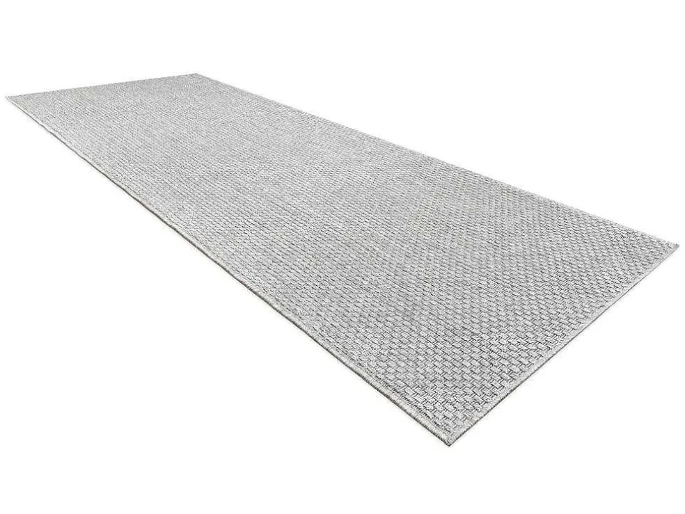Sisal Tapijt, Loper Timo 6272 Buitenshuis Grijskleuring 60X300 Cm