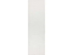 Sisal Tapijt, Loper Timo 5979 Buitenshuis Kader Wit 80X300 Cm