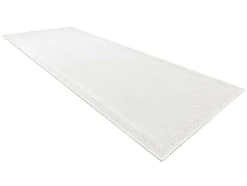 Sisal Tapijt, Loper Timo 5979 Buitenshuis Kader Wit 60X300 Cm