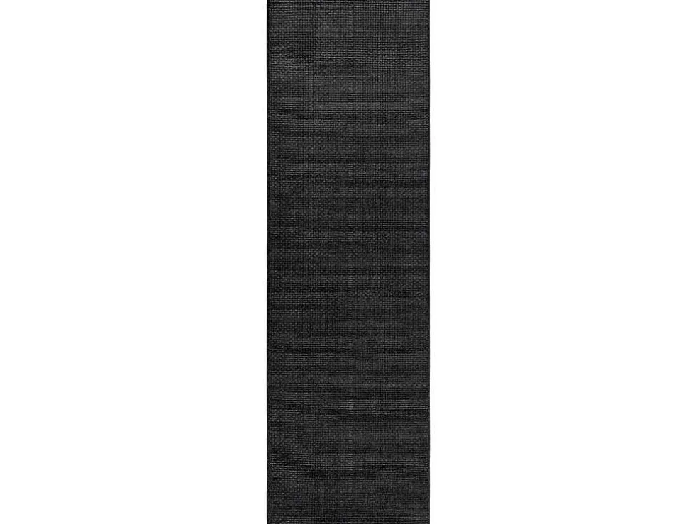Sisal Tapijt, Loper Timo 0000 Buitenshuis Zwart 70X300 Cm