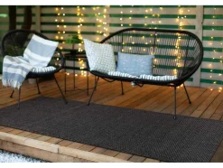 Sisal Tapijt, Loper Timo 0000 Buitenshuis Zwart 70X300 Cm