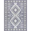 Sisal Tapijt Sion Azteeks 3007 Plat Te Weven Blauw / Roze / Ecru 140X190 Cm