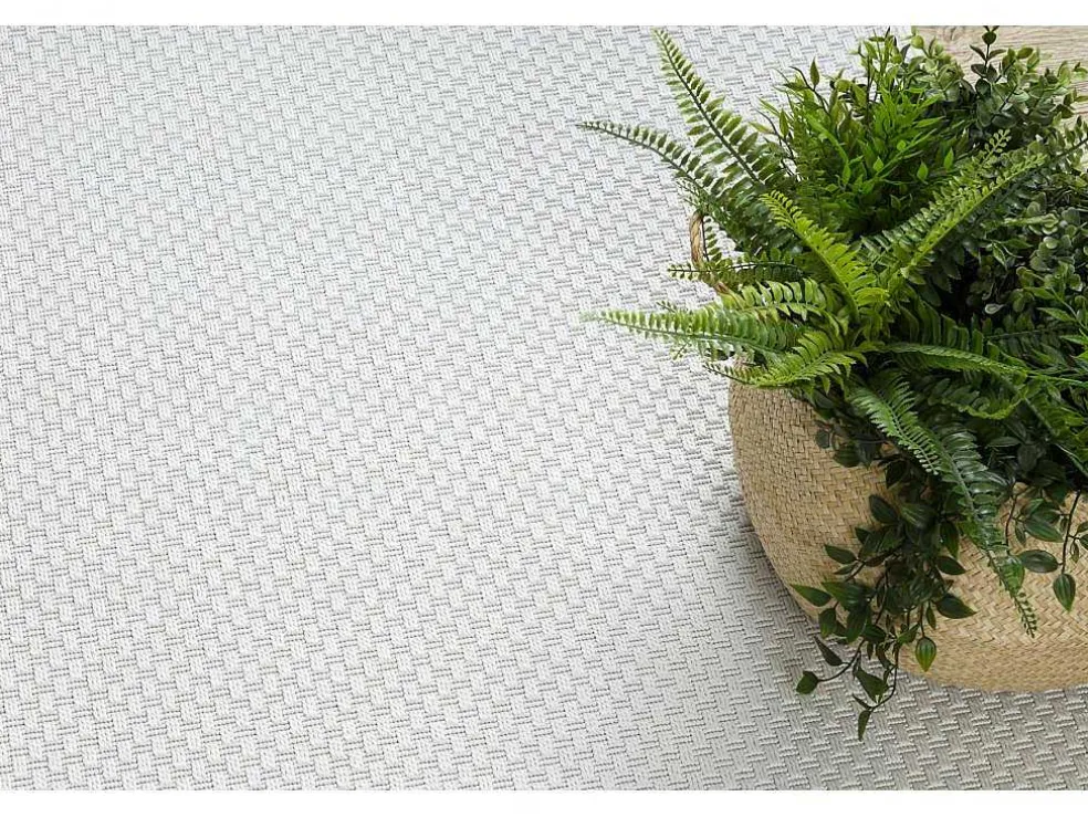 Sisal Tapijt Timo 6272 Buitenshuis Wit 160X220 Cm