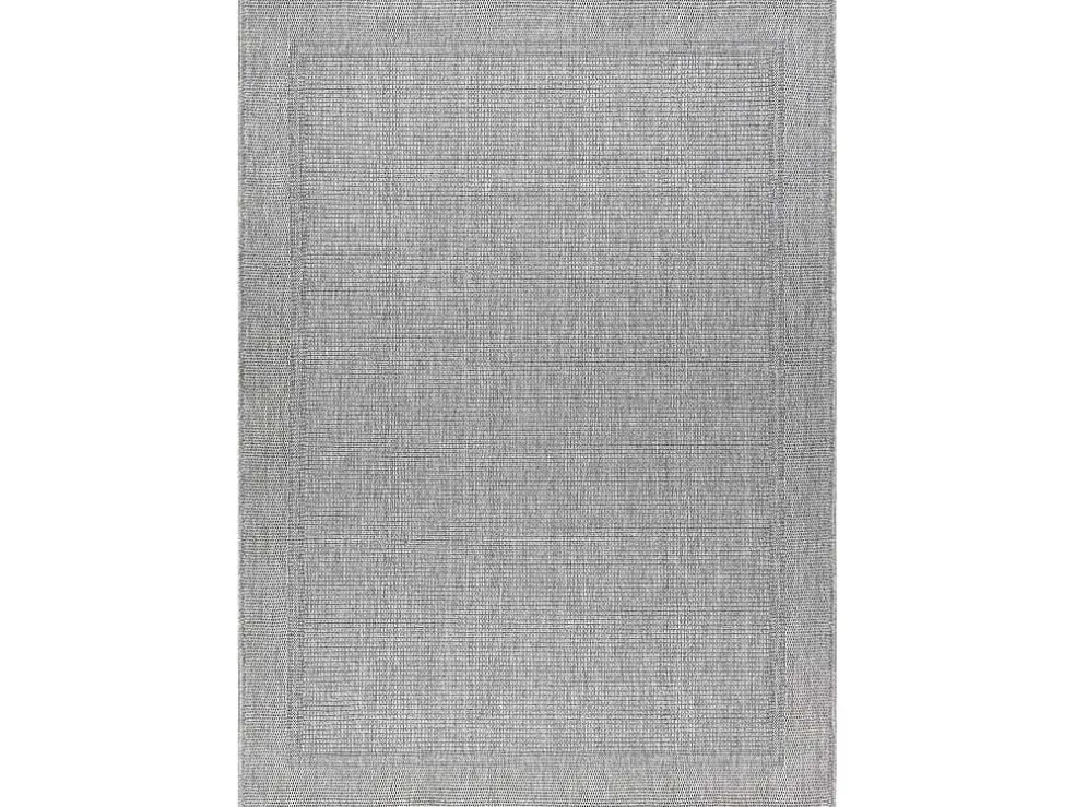 Sisal Tapijt Timo 5979 Buitenshuis Kader Grijskleuring 240X330 Cm