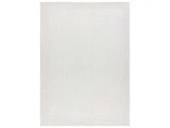 Sisal Tapijt Timo 5979 Buitenshuis Kader Wit 160X220 Cm