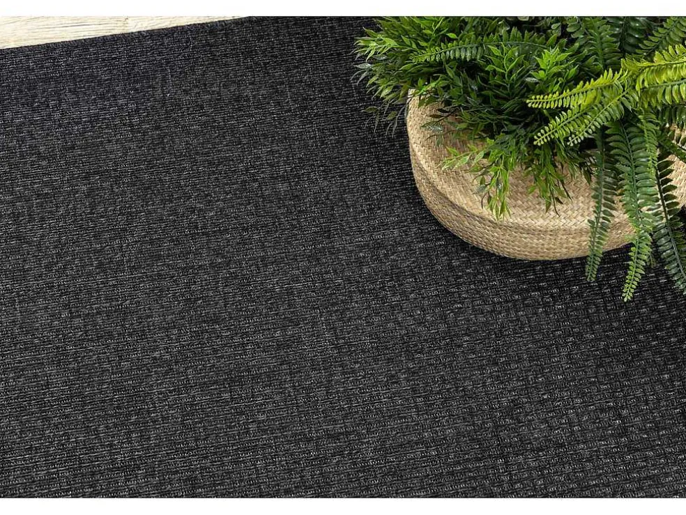 Sisal Tapijt Timo 0000 Buitenshuis Zwart 120X170 Cm
