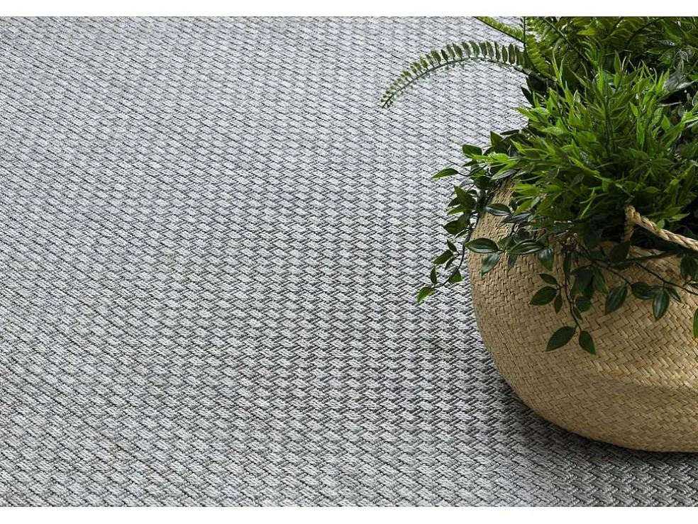 Sisal Tapijt Timo 6272 Buitenshuis Grijskleuring 80X150 Cm