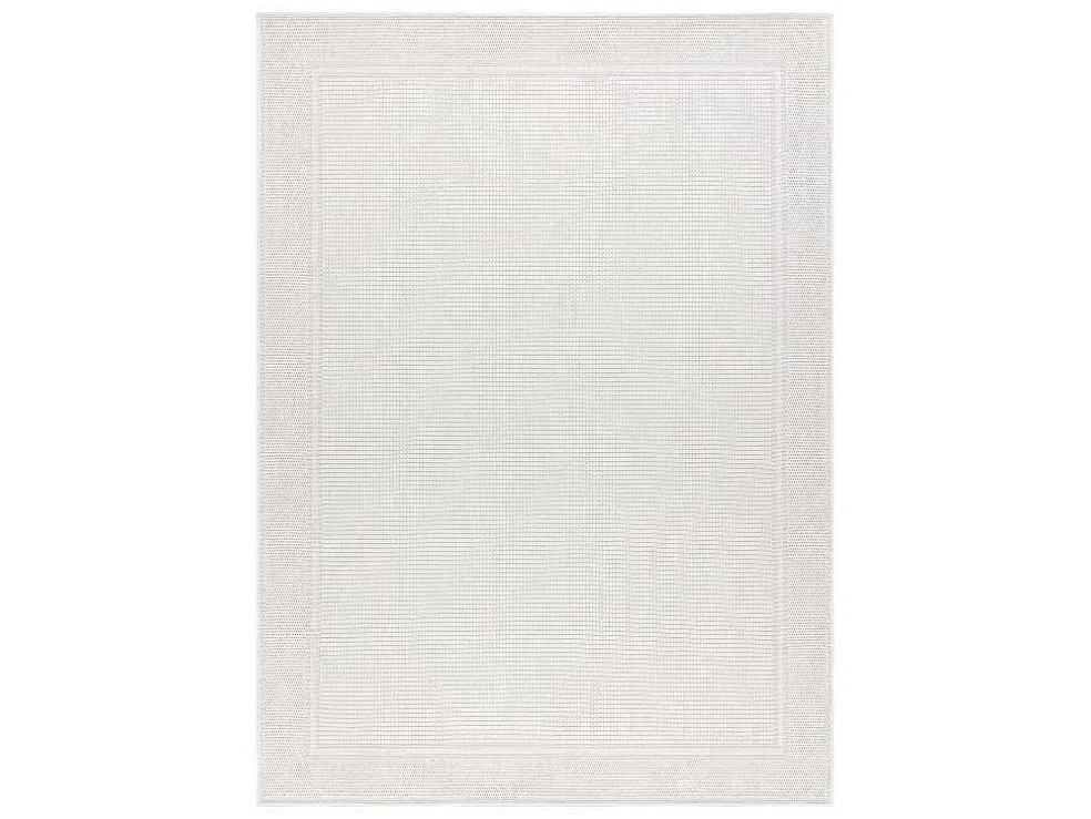 Sisal Tapijt Timo 5979 Buitenshuis Kader Wit 140X190 Cm