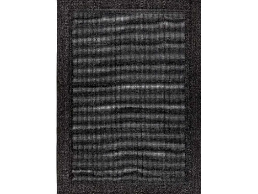 Sisal Tapijt Timo 5000 Buitenshuis Kader Zwart 280X370 Cm