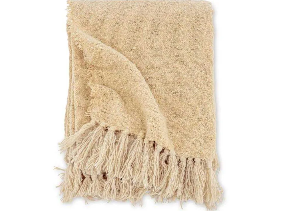 Stanly Plaid 170X130Cm Beige.