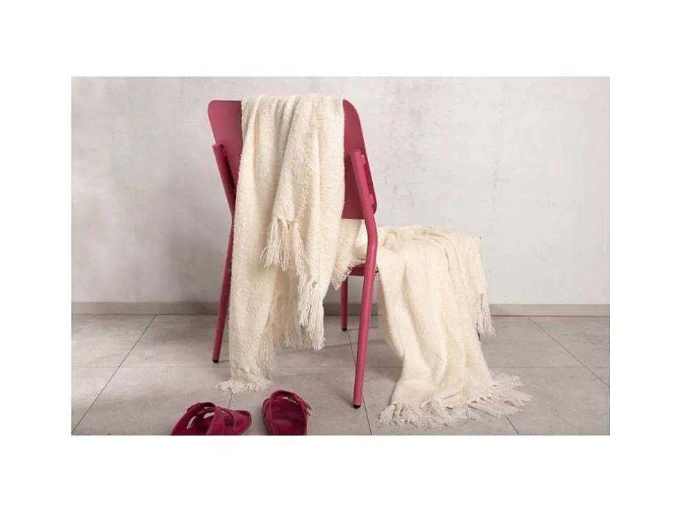 Stanly Plaid 170X130Cm Offwhite.