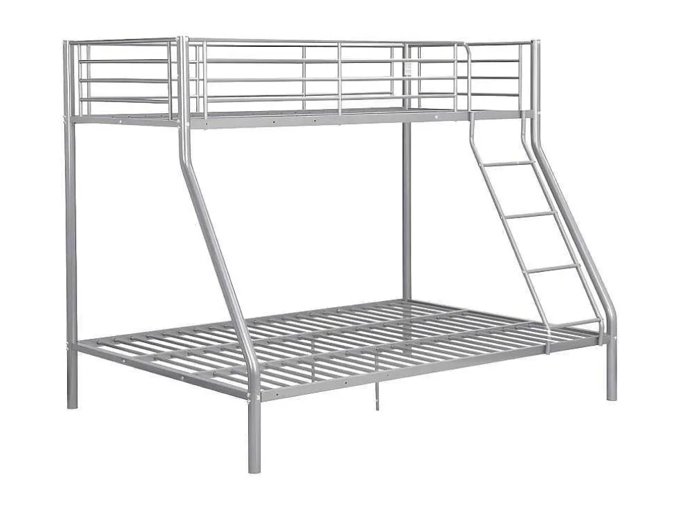 Stapelbed Elevatio Iii - 90/140 X 190 Cm - Metaal - Zilver