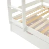 Stapelbed 2 X 90 X 190 Cm - 2 Laden - Grenen - Wit - Chori