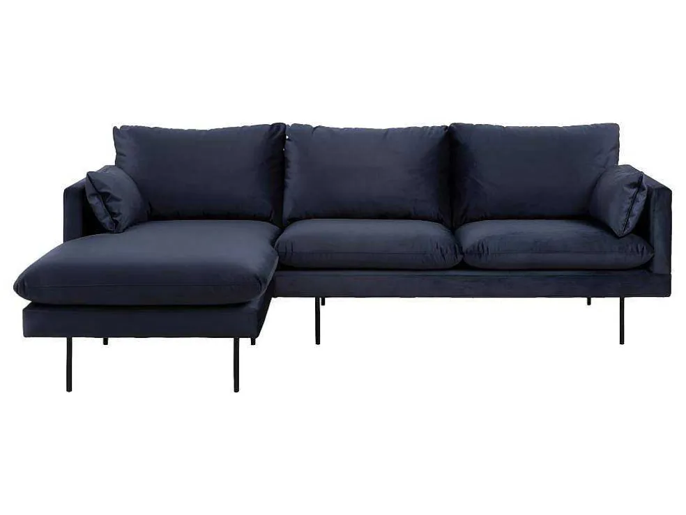 Sunny Bank 2 Personen Met Chaise Longue, Naar Links Gericht Donkerblauw.