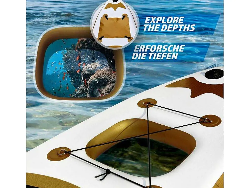 Sup Board Gold Ra 305 Cm - Goud - Incl. Accessoires