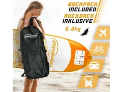 Sup Board Kraken 366 Cm - Oranje - Incl. Accessoires