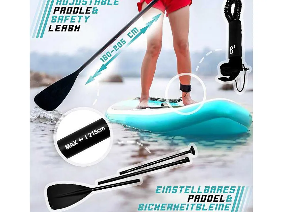 Sup Board Nymphe 305 Cm - Mintgroen - Incl. Accessoires