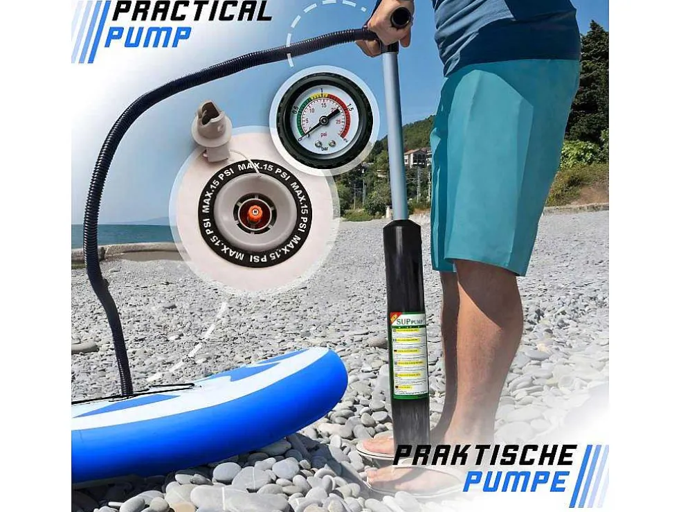 Sup Board Poseidon 320 Cm - Blauw - Incl. Accessoires