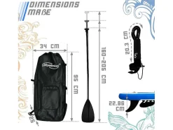 Sup Board Poseidon 305 Cm - Blauw - Incl. Accessoires