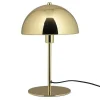 Tafellamp Met Champignonvorm En Vintage-Look Met Messingeffect - D 20 Cm X H 30 Cm - Goudkleurig - Ontario