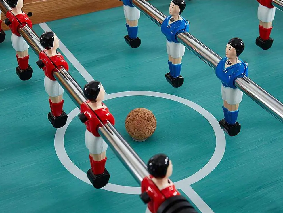 Tafelvoetbal Paulo Van Mdf - L153 X B77,6 X H96 Cm - Eiken