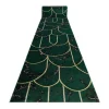 Tapijtloper Emerald Exclusief 1016 Glamour, Stijlvol Art Deco, Marmer 80X110 Cm
