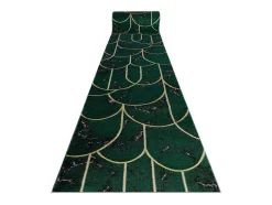 Tapijtloper Emerald Exclusief 1016 Glamour, Stijlvol Art Deco, Marmer 80X210 Cm