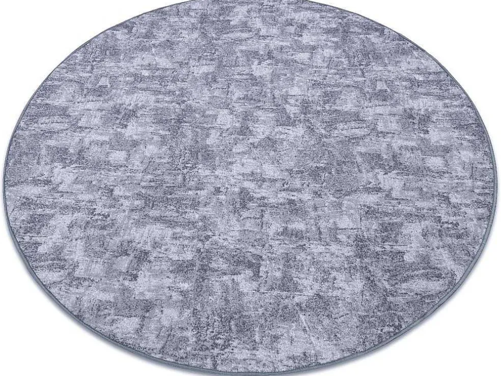Tapijt Rond Solid Grijskleuring 90 Beton Cercle 200 Cm
