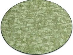 Tapijt Rond Solid Groen 20 Beton Cercle 100 Cm