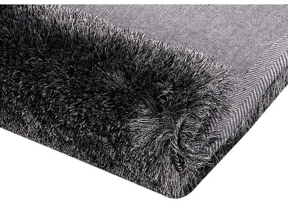 Tapijt Shaggy Dolce Antraciet - Polyester - 120 X 170 Cm