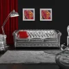 Tapijt Shaggy Glitter 160 X 230 Cm - Zilverkleurig
