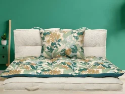 Tropisch Vloermatras Van Velours - L120 X D60 Cm - Meerdere Kleuren - Toomai