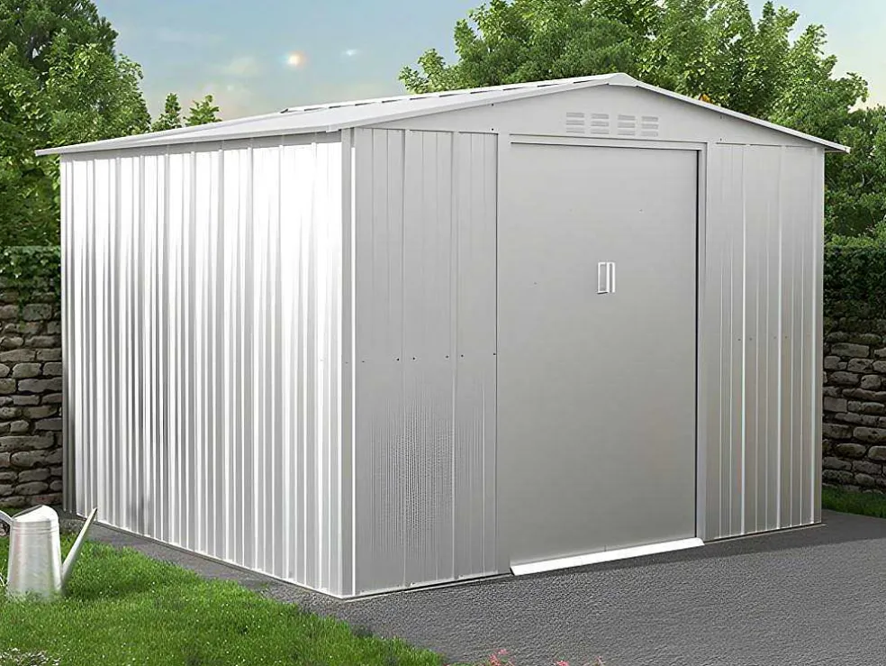 Tuinhuis Van 6,71 M In Grijs, Gegalvaniseerd Staal Linus