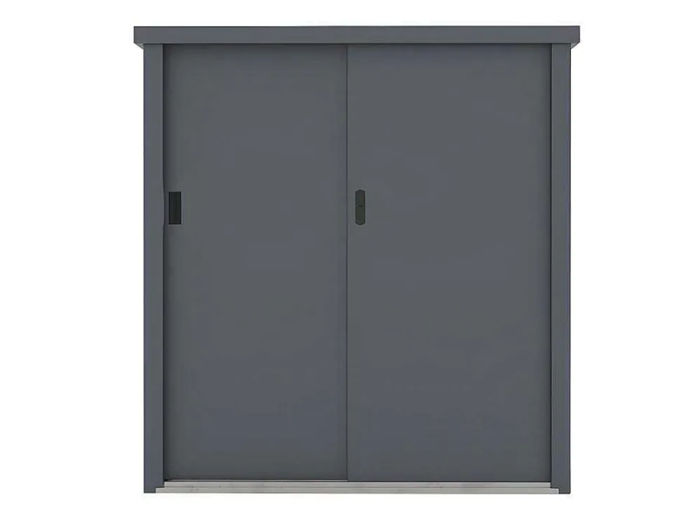 Tuinkast Van Gegalvaniseerd Staal Reivax - Grijs - 1,31 M3 - L125 X B80 X H131 Cm