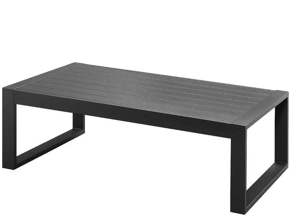 Tuin Salontafel Molokai Van Aluminium - Antraciet