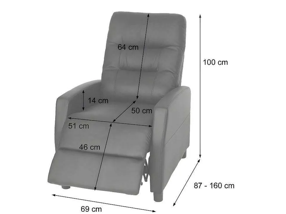 Tv-Fauteuil Mcw-K52, Bruin