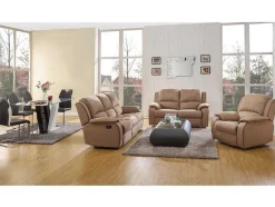 Tweezits Relaxbank Microvezel Hernani - Taupe