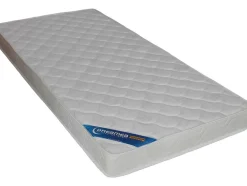 Uitschuifbaar Bed 90 X 200 En 90 X 190 Cm - Met Bureau - Kleur: Naturel En Antraciet + Matras + Bedbodem - Vouani