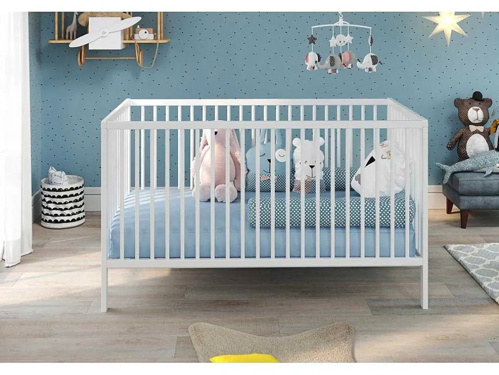 Universal Kinderbed Wit Mat.