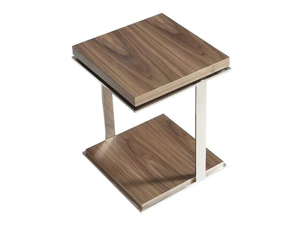 Vierkante Hoektafel Walnoot 2038 Angel Cerda