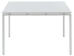 Vierkante Vergadertafel - 4 Personen - Wit - L120 Cm - Downtown