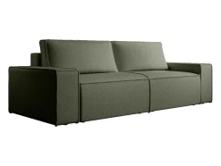 Vierzitsslaapbank Van Groen Velours Met Textuur Amelia