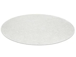Vloerkleed Casablanca Plus Rond Creme Eenkleurig, Lus Cercle 150 Cm
