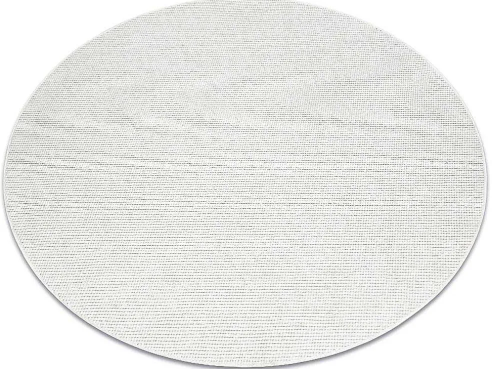 Vloerkleed Casablanca Plus Rond Creme Eenkleurig, Lus Cercle 150 Cm