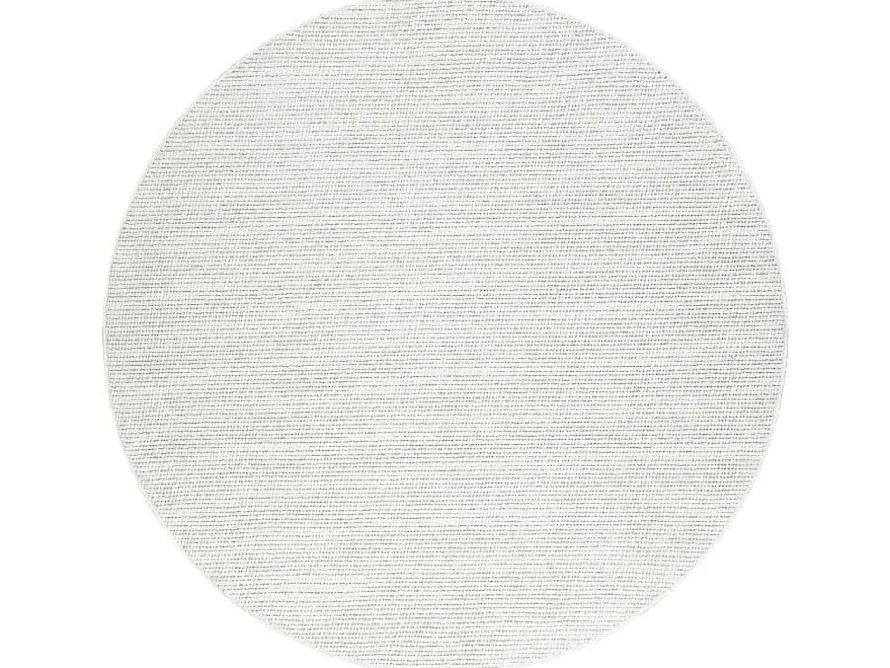 Vloerkleed Casablanca Plus Rond Creme Eenkleurig, Lus Cercle 150 Cm