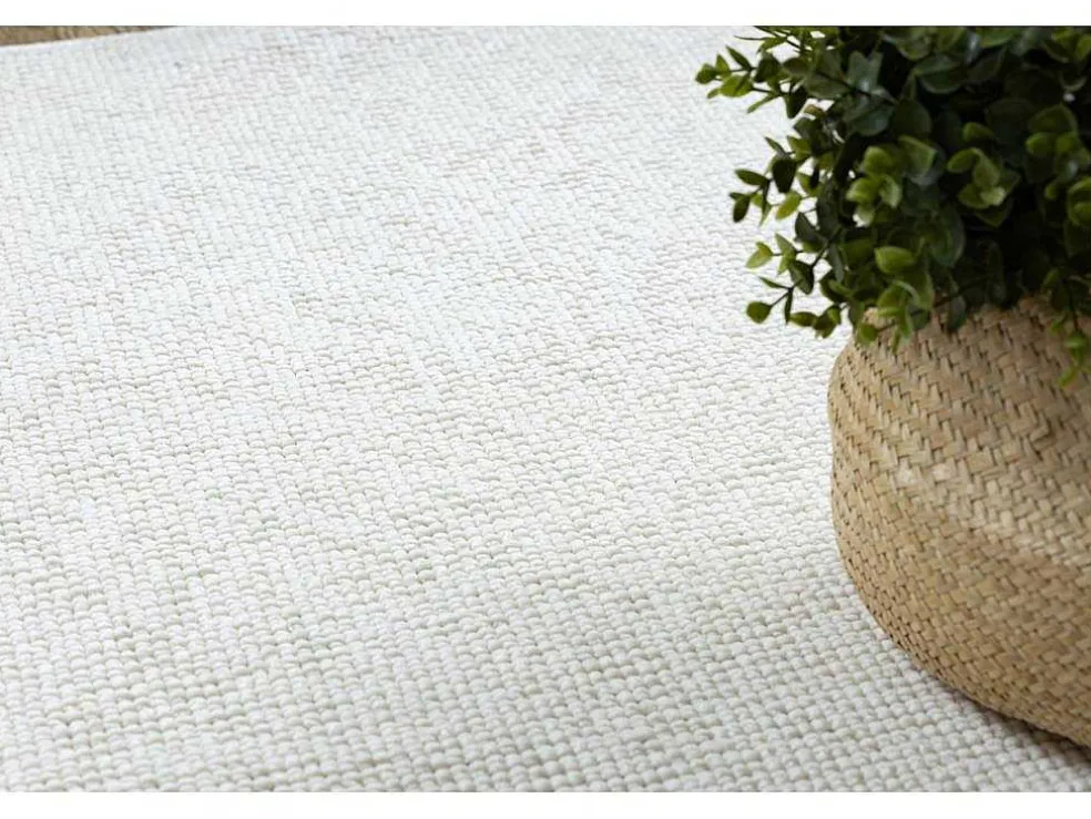 Vloerkleed Casablanca Plus Rond Creme Eenkleurig, Lus Cercle 150 Cm