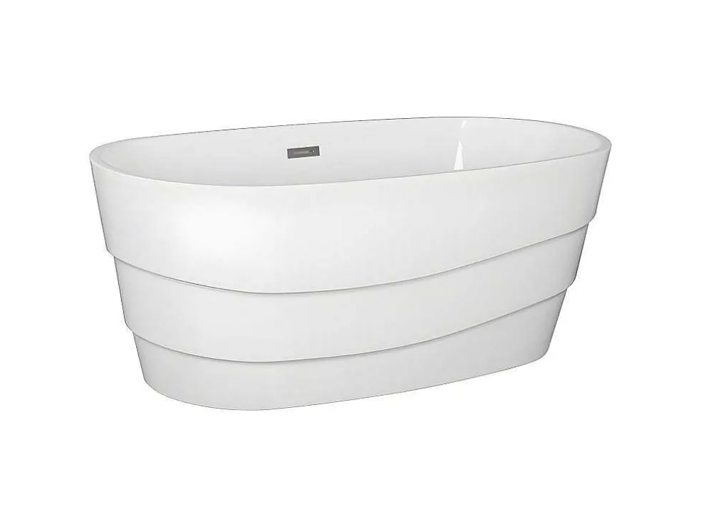 Vrijstaand Designbad - 200 L - 150 X 72 X 58 Cm - Wit - Dominika