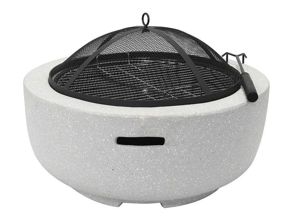 Vuurkorf-Grill Van Mgo - L60,5 X D60,5 X H42,5 Cm - Garmona