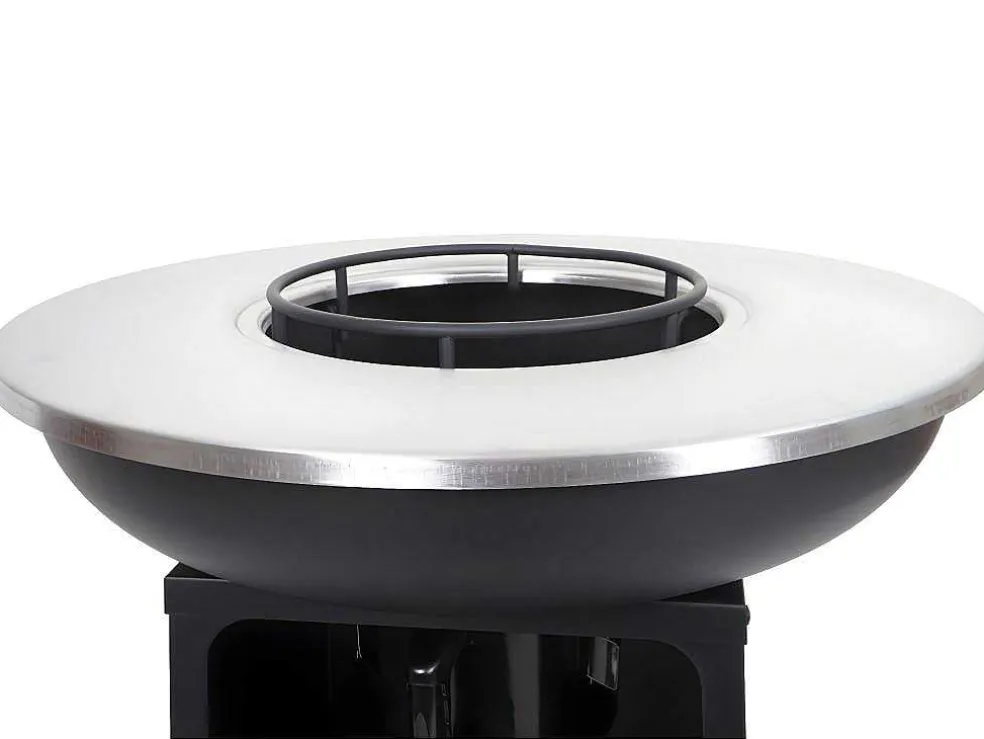 Vuurschaal Met Grillplaat Mcw-K97, O59Cm Zwart